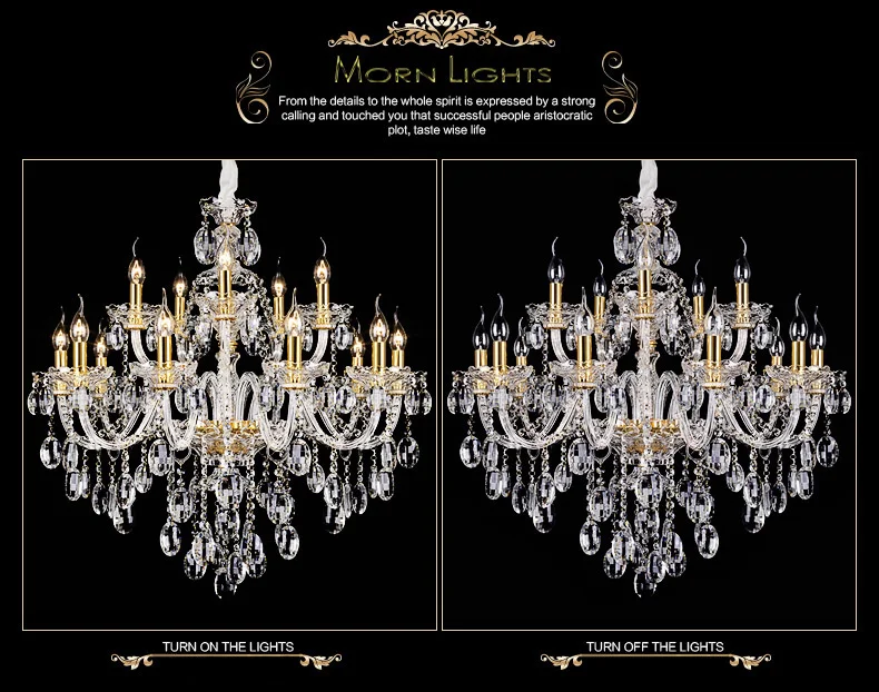 Подсвечник Мария Тереза освещение для гостиной спальни кухни K9 lustre de cristal