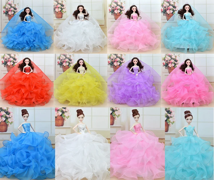 Свадебное платье + вуаль/многослойное кружевное для невесты одежда принцессы