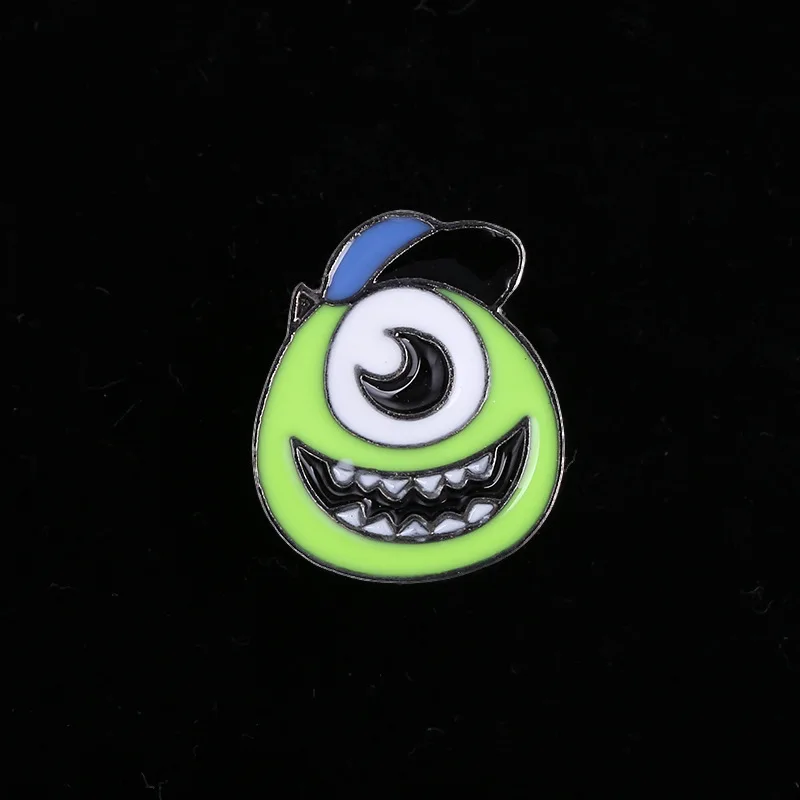 Брошь в стиле университета монстров Sulley Mr Q эмалированная булавка для рюкзака