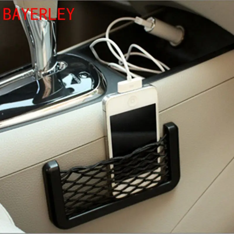 Car Mesh Net Bag Organizer Universal Storage Holder Pocket for BMW E46 Creative Sundry Styling Accessories | Автомобили и