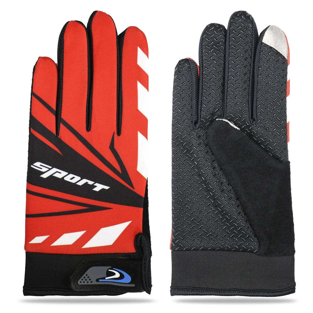 Full Finger Men Women Cycling Gloves Touch Screen Bicycle Sport Shockproof Outdoor Black Summer Luvas bisiklet Mittens | Аксессуары для