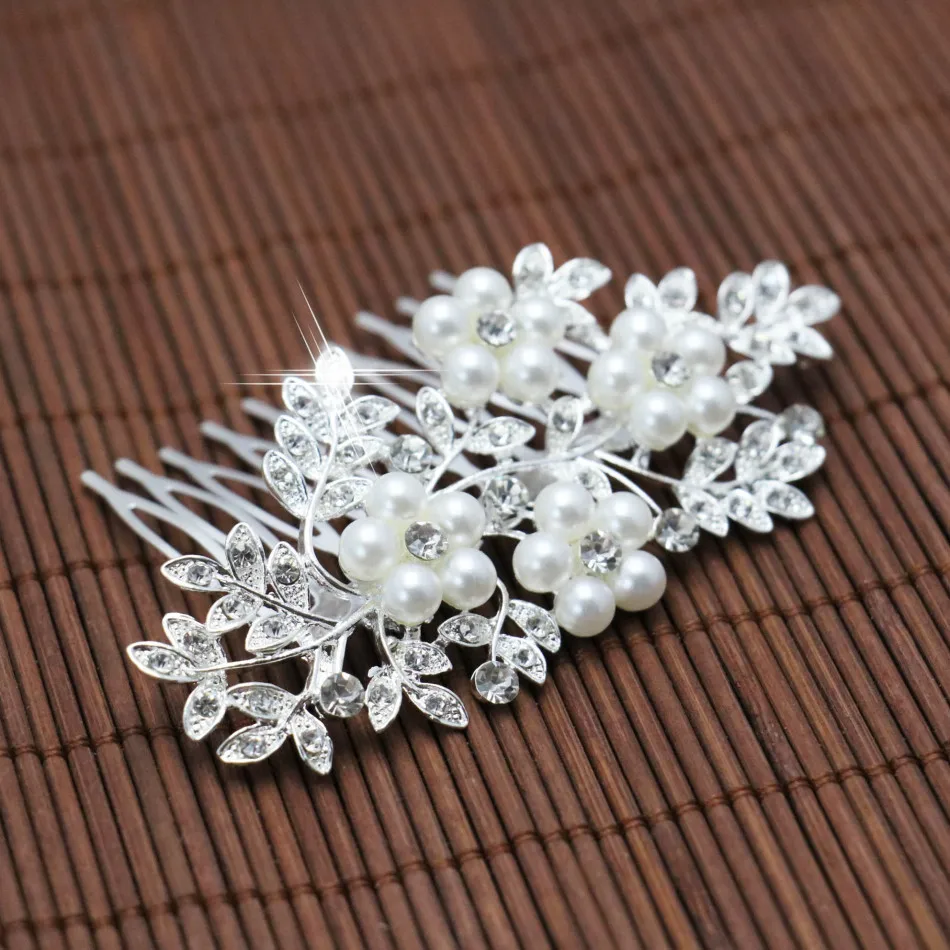 Модные женские аксессуары для волос свадебные украшения кристально прозрачные