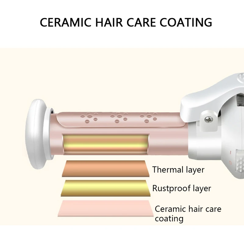 Портативный щипцы для завивки волос мини беспроводные керамические пластины