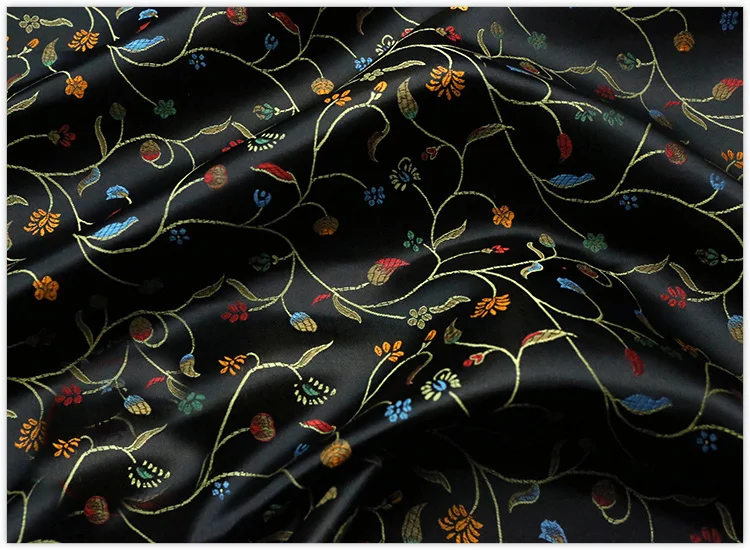 100 см x 75 перец Цветочный стиль высокая точность жаккардовый тисненый сатин