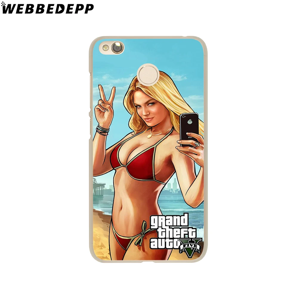 Чехол для телефона WEBBEDEPP Grand Theft Auto GTA V для Xiaomi Redmi 4X 4A 5A 5 Plus 6 Pro 6A S2 7 Note 5 6 7 8 Pro 4X Go
