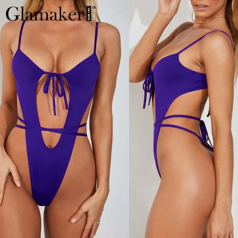 Женское Бандажное боди с леопардовым принтом Glamaker цельное открытой спиной лето