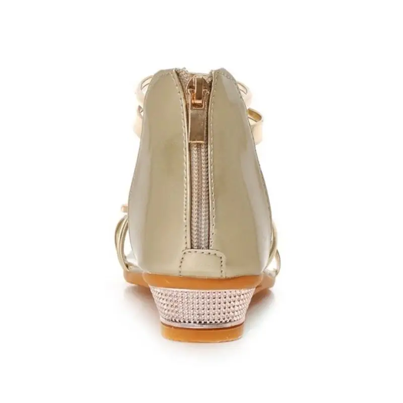 ZALAVOR/женские босоножки на плоской подошве женская летняя обувь молнии с открытым