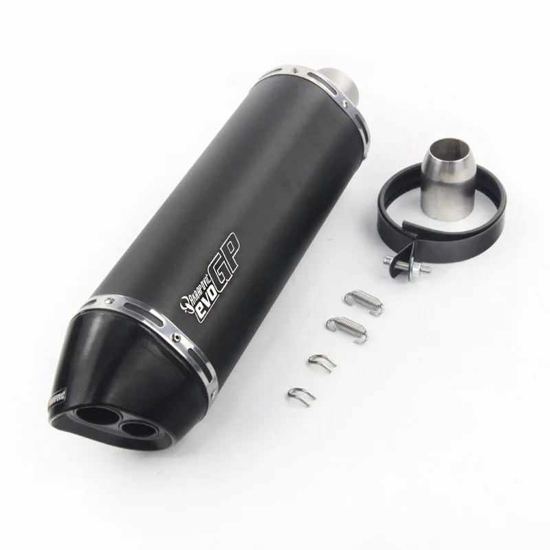 Yoshimura 51 мм de escape moto db killer 470 мм 370 мм CBR YZF YBR TTR IRBIS akrapovic глушитель мото rcycle выхлопная труба аксессуары - Цвет: 470mm GP black