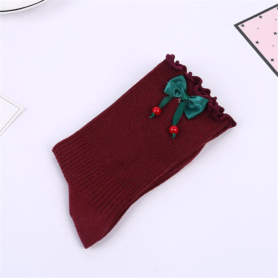 

[COSPLACOOL] 2017 New Arrival Women Fashion Cartoon Cute Bow Tie Girl Socks meias Funny Socks Calcetines Mujer
