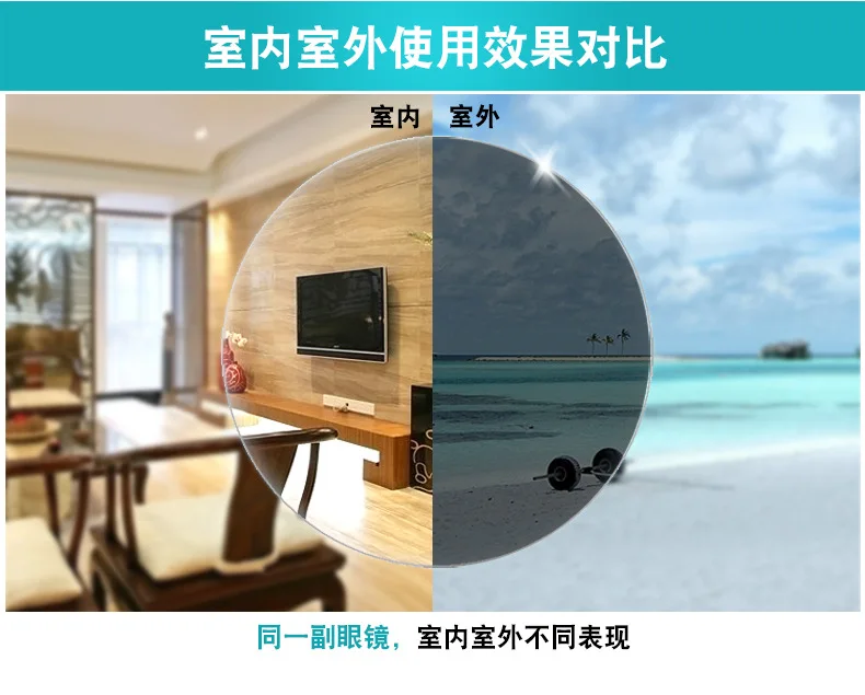 Фотохромные + прогрессивные Мультифокальные очки для чтения с переходом