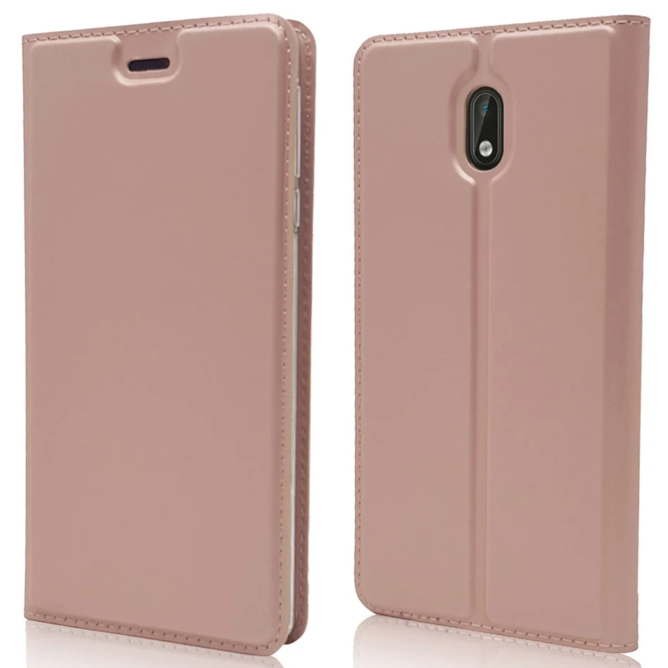 rose gold Роскошный чехол-книжка на магнитной застежке чехол для Nokia 8/3/2/5/6 кожаный чехол-бумажник с крышкой для Nokia 2 Nokia 8 6 карт с отделениями для карт и подставкой Чехол s - Цвет: rose gold