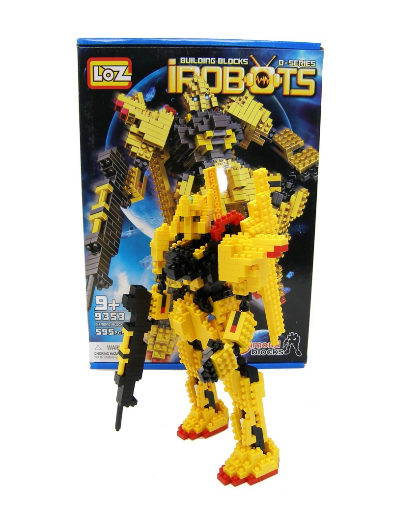 Новый Средний Размеры воина гундама фигурку модель алмазов строительные