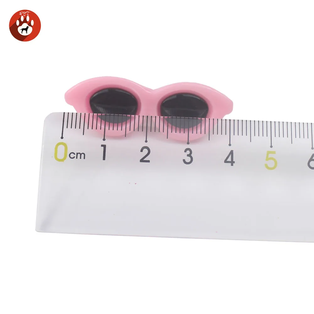 2 шт. модный стиль собачья шерсть банты аксессуары для собак очки заколка волос