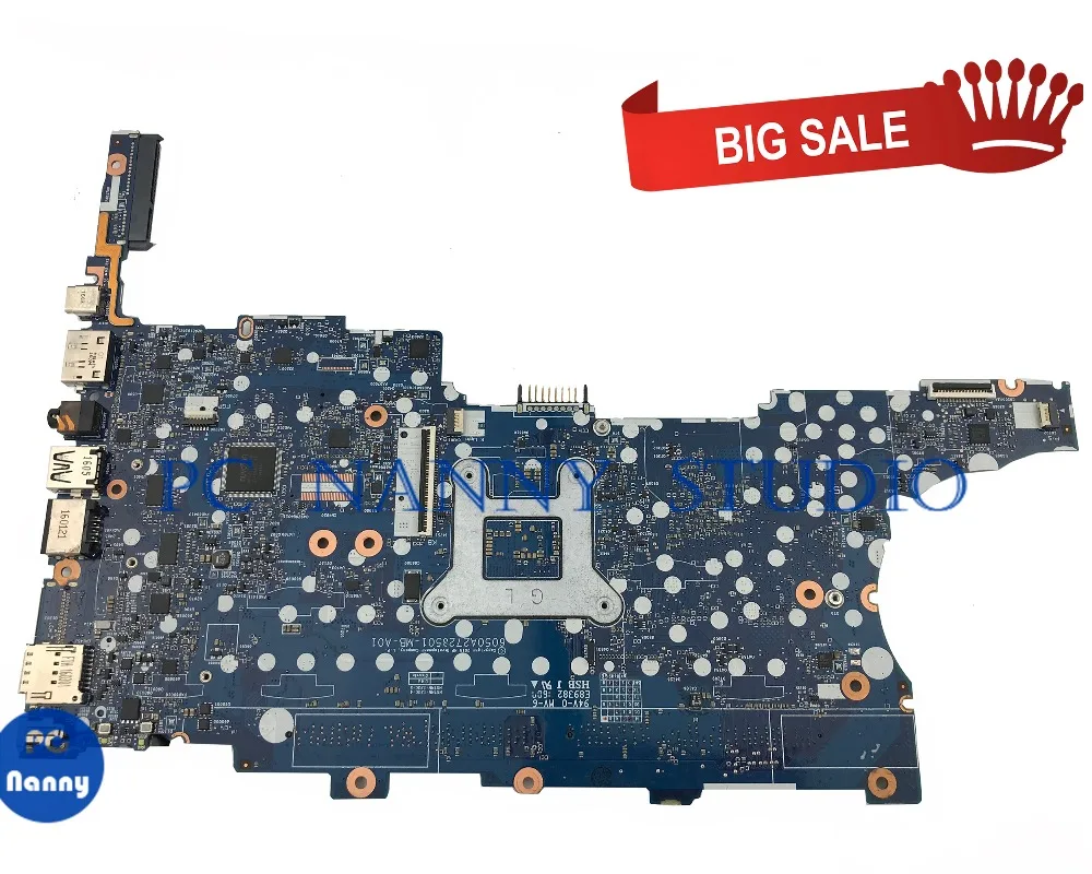 Материнская плата PCNANNY для ноутбука HP EliteBook 840 G3 6050A2728501 MB A01 I5 6300U SR2F0