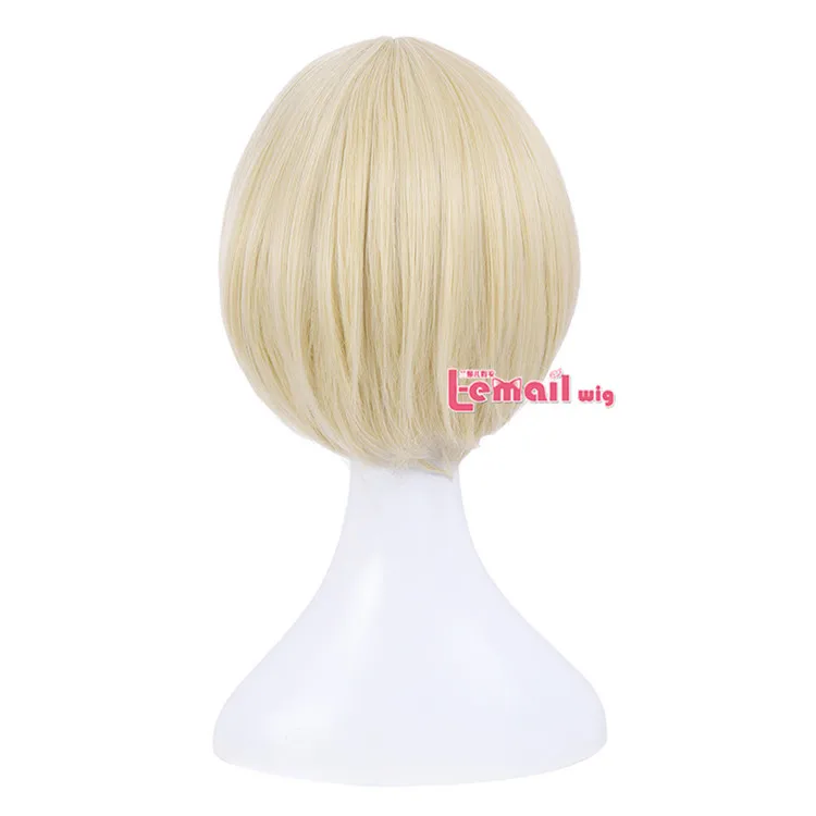 L-email парик Юри! На льду парики для косплея Yuri Katsuki Victor Nikiforov Yuri Plisetsky короткие синтетические волосы парик для косплея