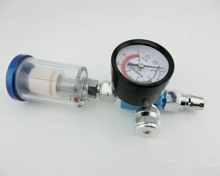 Поцарапать пистолет распылитель воздуха регулятор манометр и в линии воды плита