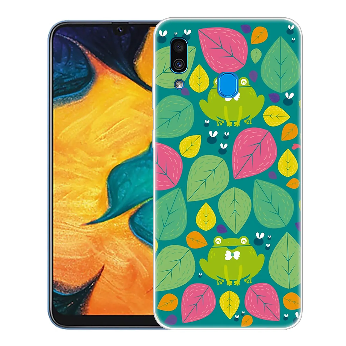 Твердый прозрачный чехол для телефона Lavaza the Frog meme pepe Samsung Galaxy A70 A60 A50 A40 A30 A20 A10 M10 M20