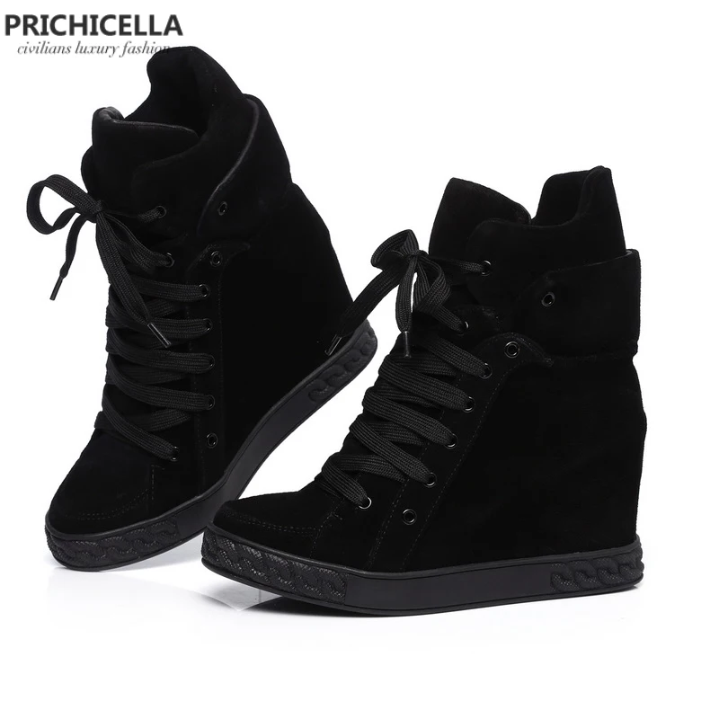 Женские ботильоны на шнурках PRICHICELLA повседневные из натуральной кожи