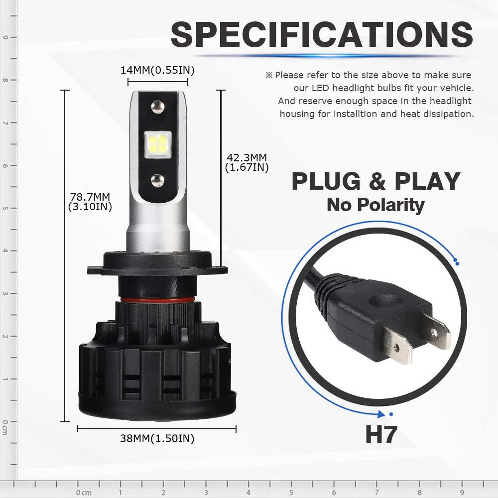 NOVSIGHT 6500K H4 светодиодный H7 H11 H8 HB4 H1 H3 HB3 9005 9006 9007 H13 лампы для автомобильных фар 60 Вт 18000LM стайлинга автомобилей Светодиодный помощи при парковке