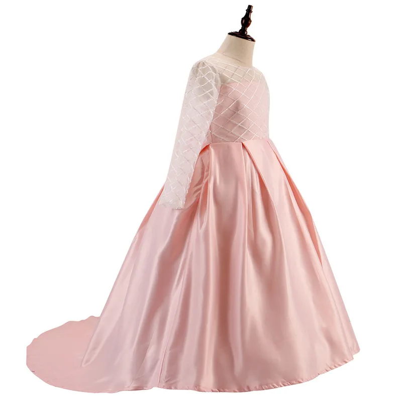 Платье для девочек AiLe Rabbit белое газовое платье принцессы детское Осень-зима 2019 |