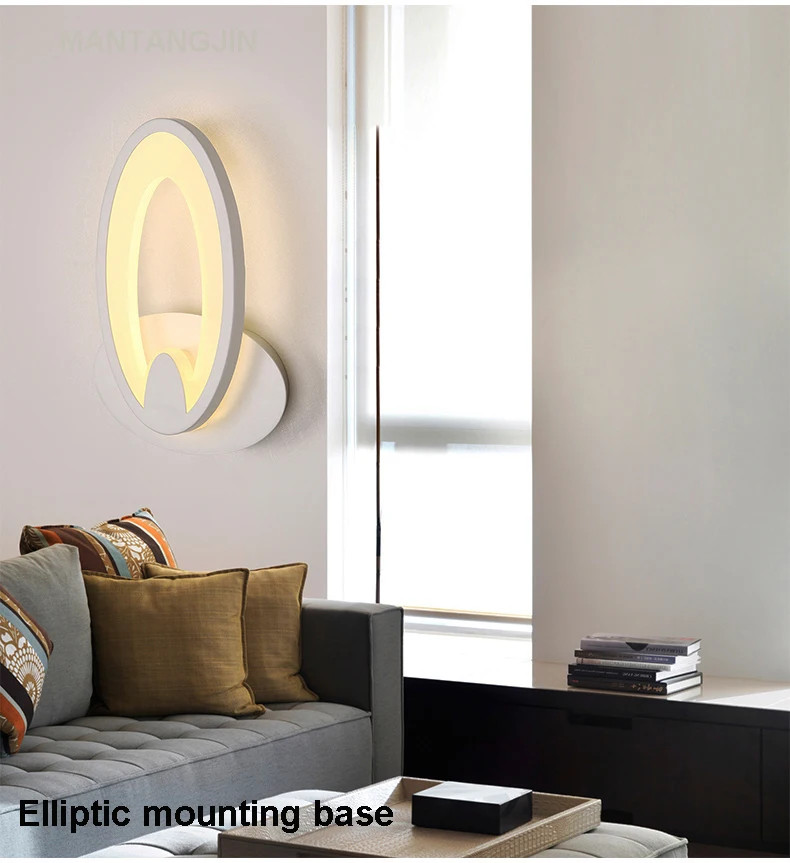 Настенный светильник светодиодный для ванной спальни 11 Вт настенный