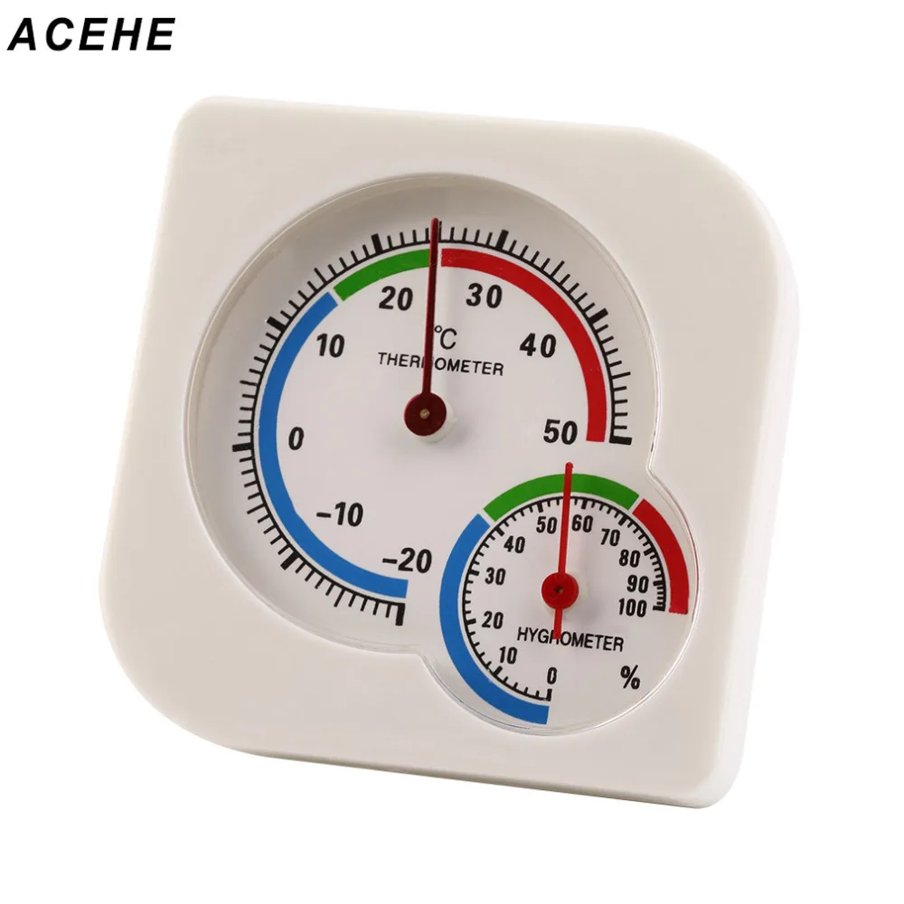 ACEHE 1 шт. WS-A7 термометром и гигрометром декоративные часы для мокрой гигрометр