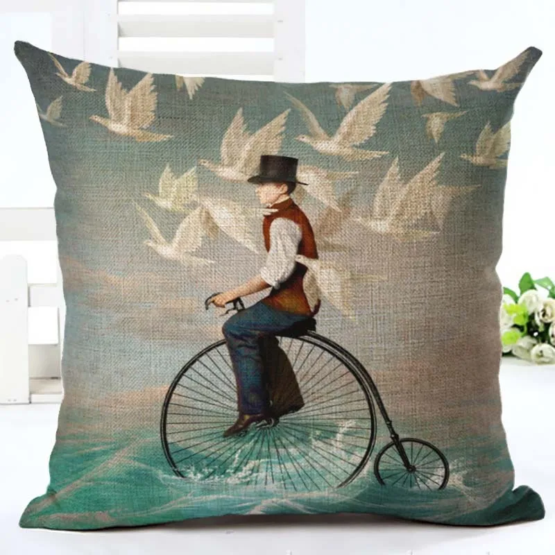 Модный Чехол на подушку с цифровым принтом наволочка рисунком декоративное