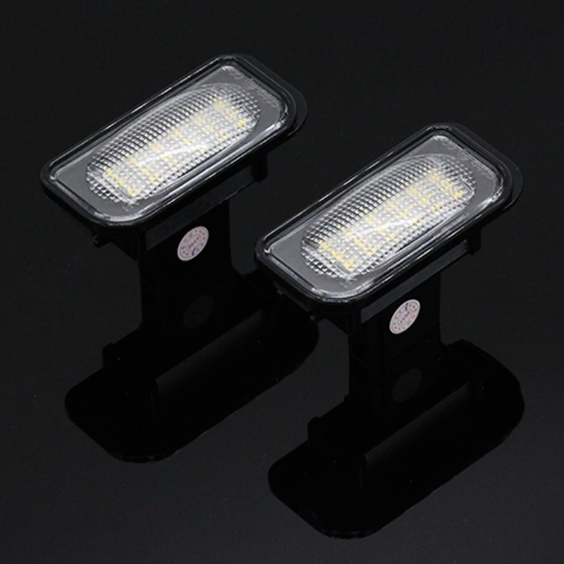 2x Canbus 18LED 3528 SMD лампа для номерного знака супер белый 6000k Mercedes Benz W203 4D C230 C240 C320 C280 AMG
