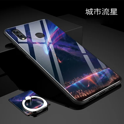 2 шт. чехлы с закаленным стеклом для huawei Honor Note 10 чехол с магнитным кольцом для пальца автомобильный держатель чехол для huawei Honor Note10 оболочка - Цвет: A18