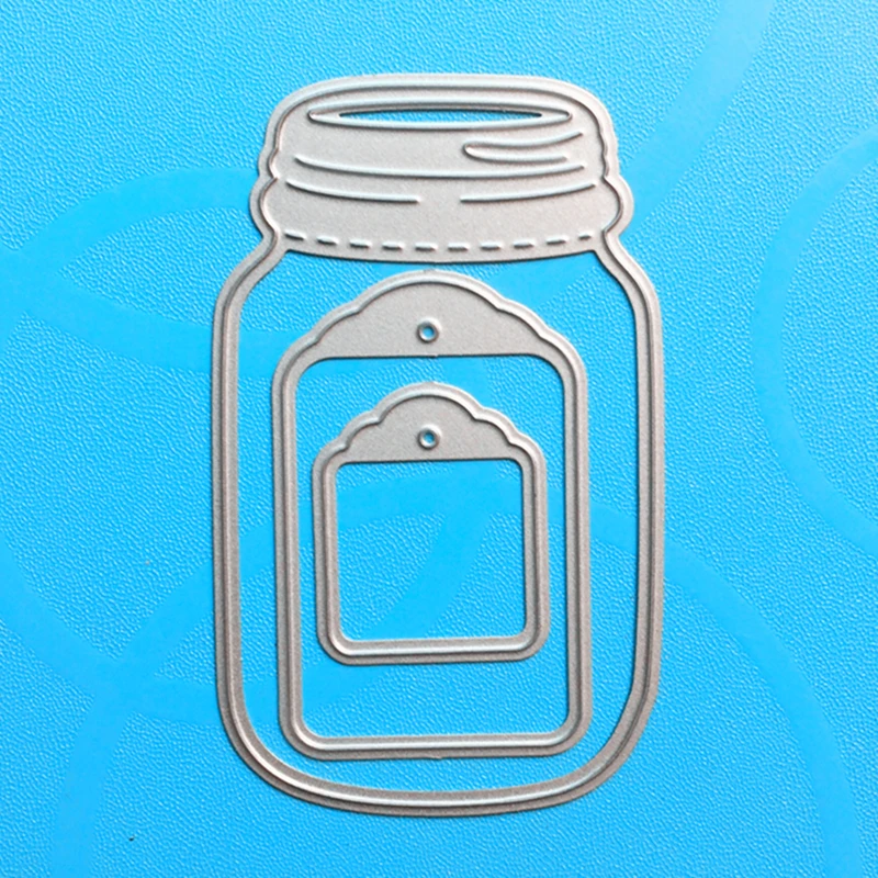 YLCD144 металлические режущие штампы для бутылок желаний трафареты скрапбукинга DIY