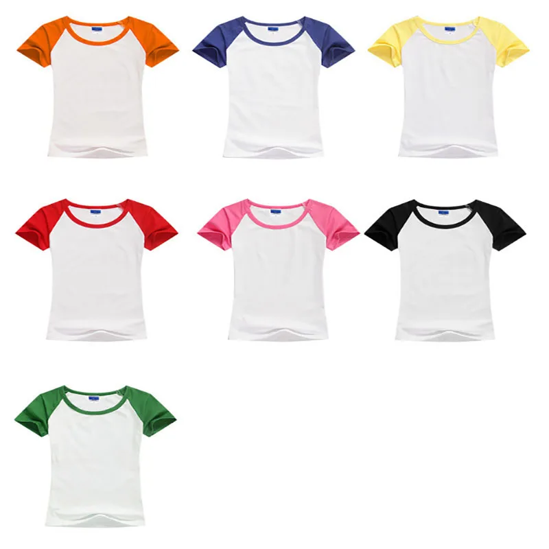 Новинка 2020 женская футболка из лайкры без рисунка с коротким рукавом топы