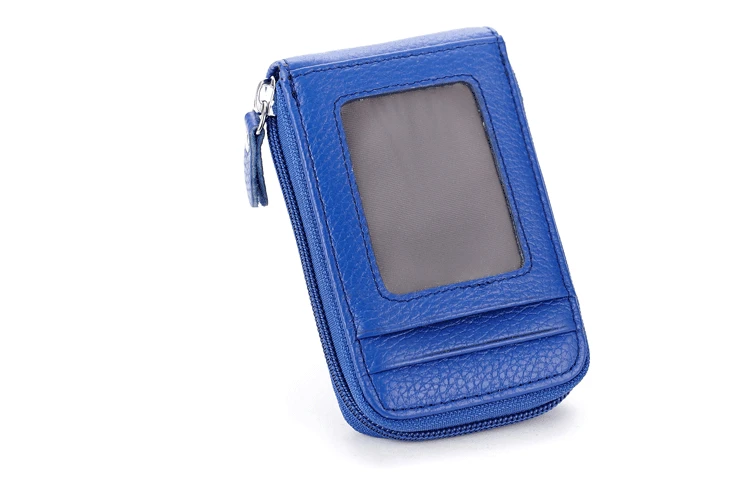 Кожаная сумка для карт, больше экранов, Вертикальная Молния, женская сумка для карт