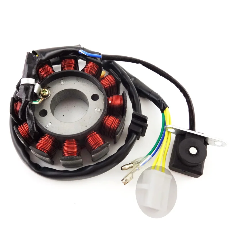 XLJOY GY6 125 катушка Магнето 12 полюсов катушки статора зажигания для 125cc 150cc Мопед