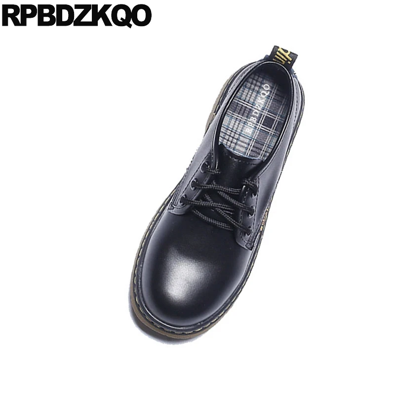 Туфли женские из лакированной кожи оксфорды с бахромой высокий верх ремешок на