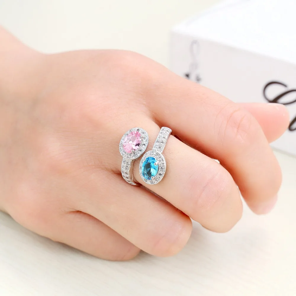 Лето 2020 креативное модное циркониевое кольцо женские кристаллы от Swarovski
