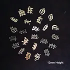 Оригинальные старые английские подвески-буквы, персонализированные ювелирные изделия, подвески для ожерелья сделай сам