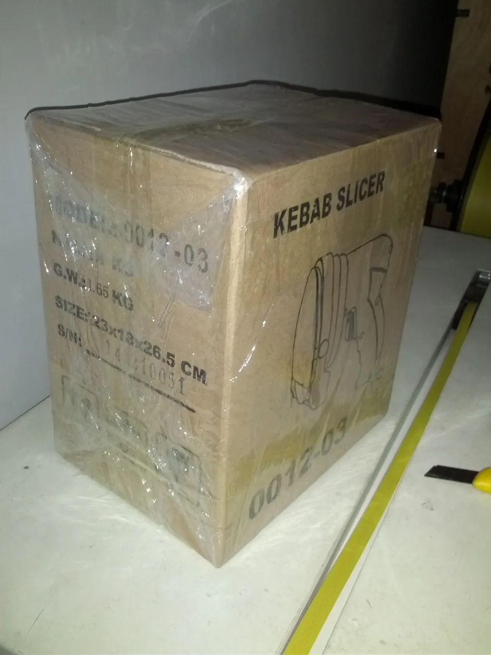 Горячая распродажа Качество гарантировано нож для Донер кебаба с двумя лезвиями