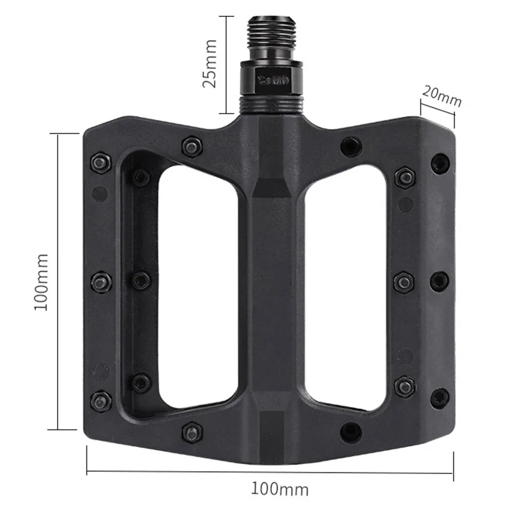 1 пара велосипедных педалей портативные горные нейлоновые педали с подшипником