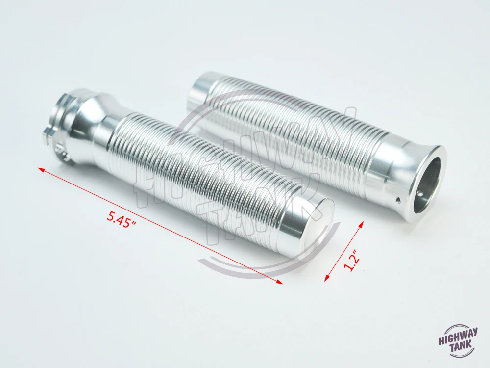 Новый CNC алюминиевый серебряный мотоцикл ручки для ног чехол Harley Davidson Dyna Road King Super