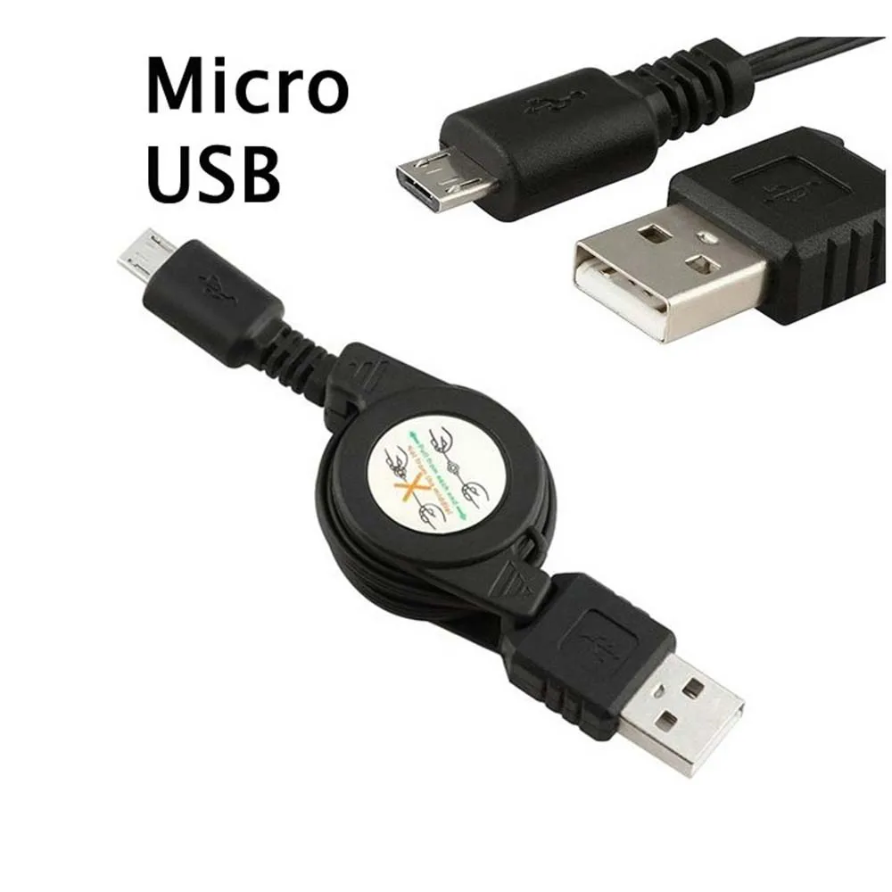 Выдвижной Кабель адаптер для Android Samsung LG htc xiaomi huawei lenovo зарядный кабель Micro USB