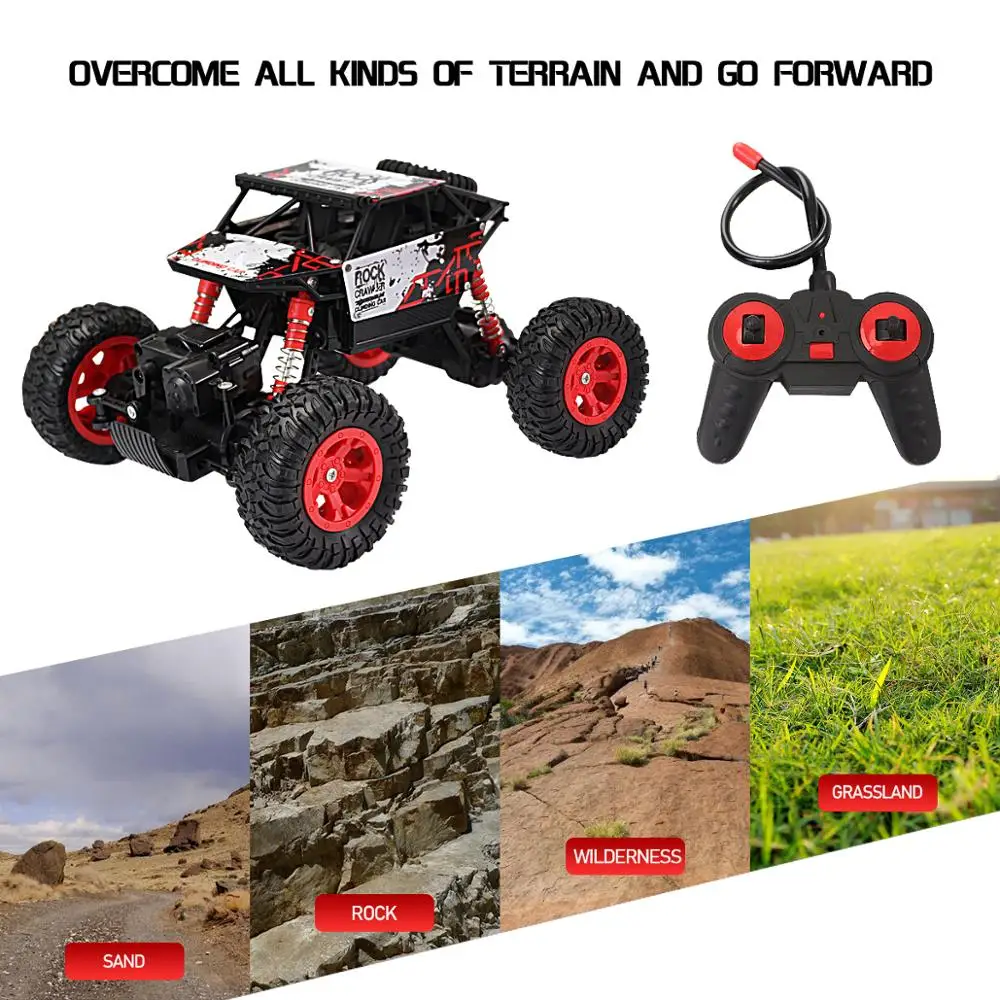 RC автомобиль 4WD 1:16 Off Road гоночный Рок Гусеничный альпинист электронный монстр
