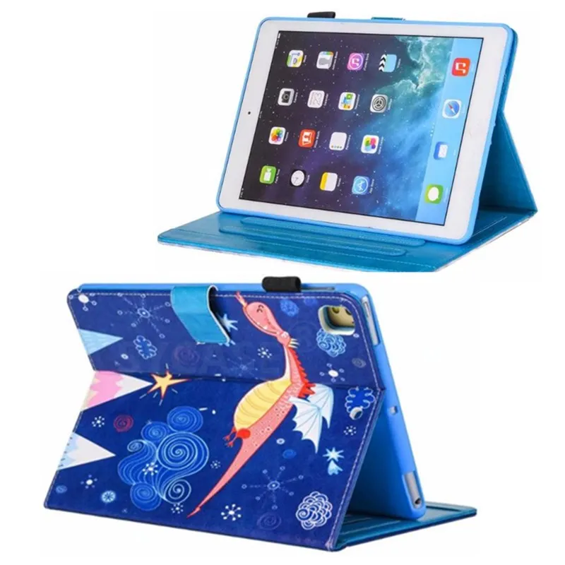 Fashion Painted Tablet Holster For iPad 2 3 4 9.7&quot Case Versatile Adjustable Bracket Card Apple 9.7 inch Protect Cover | Компьютеры и