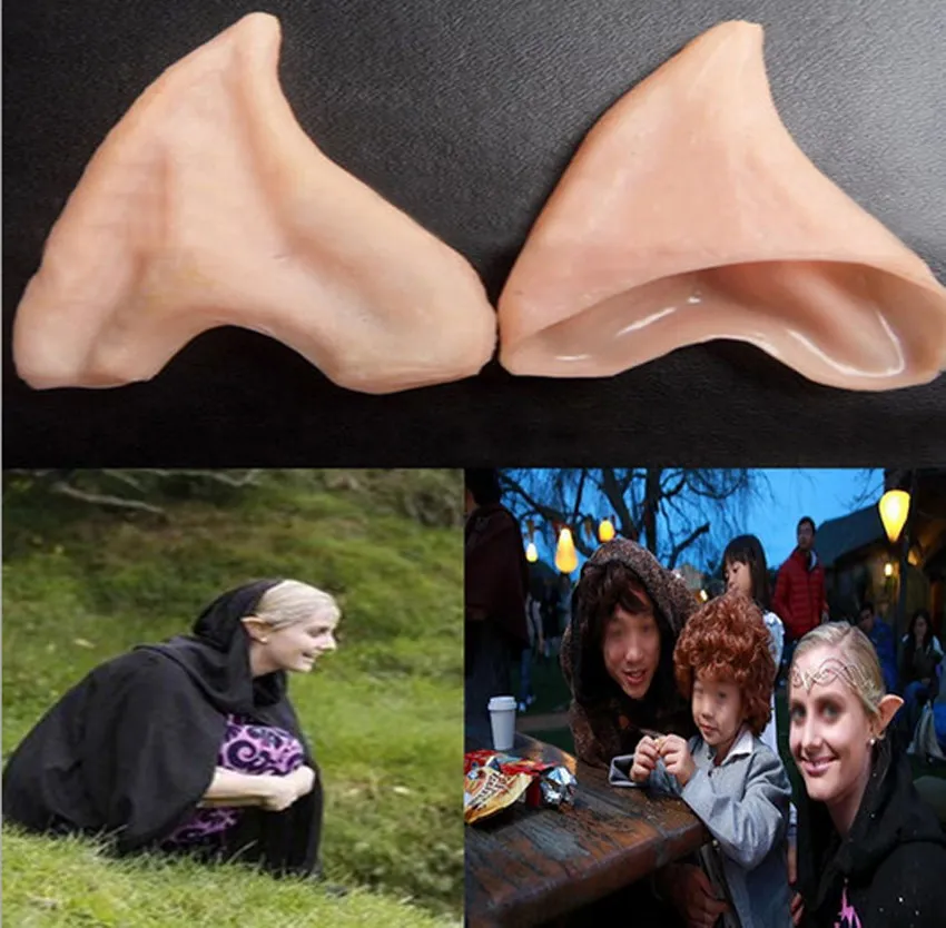 Эльф Фея Хоббит вулкан Spock инопланетянин Косплей Хэллоуин накладные уши