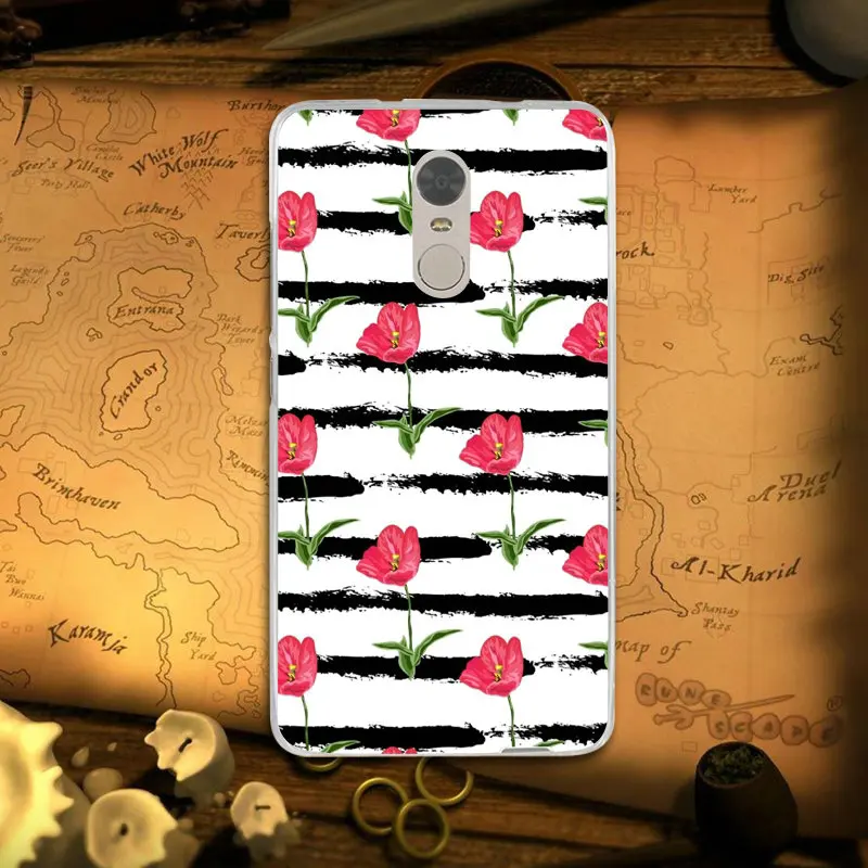 Полоса бесшовные цветы для Xiaomi mi Red Note 3 S 4 4X 4A 5 5S 5A 6 6X 6A 8 A1 Pro Plus макс чехол телефона