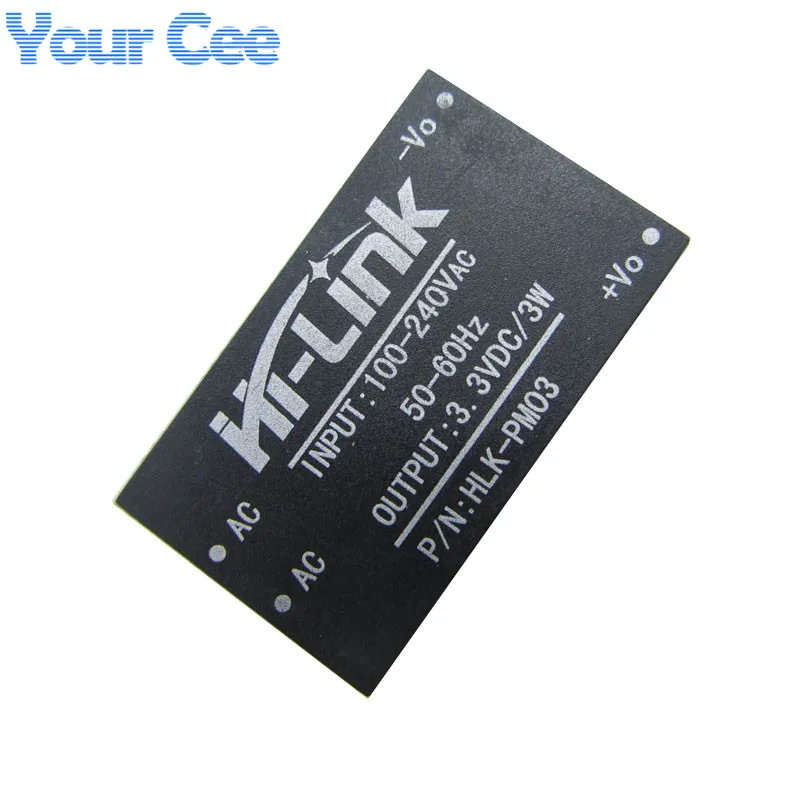 HLK-PM03 AC-DC 220 В до 3 понижающий модуль питания Buck Интеллектуальный преобразователь