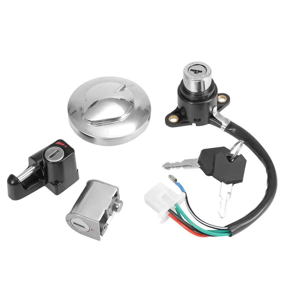 1 комплект зажигание мотоцикла переключатель газовый колпачок шлем замок