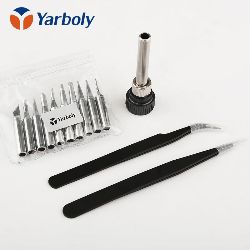 900M T жало паяльника Hakko 936 Lukey 852D 898d SAIKE ATTEN AOYUE KADA паяльная станция YIHUA + 2 шт набор