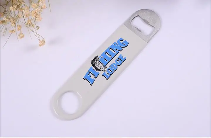 100 шт./упаковка стальные открывалки для бутылок с виниловым покрытием|bar blade|bottle