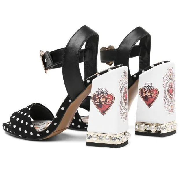 Женская обувь для вечеринки и свадьбы женские босоножки в горошек вечеринок с