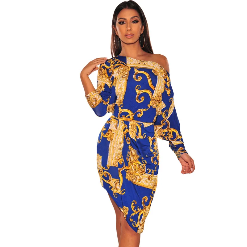 Африканская Женская мода в африканском стиле сексуальная с длинным рукавом